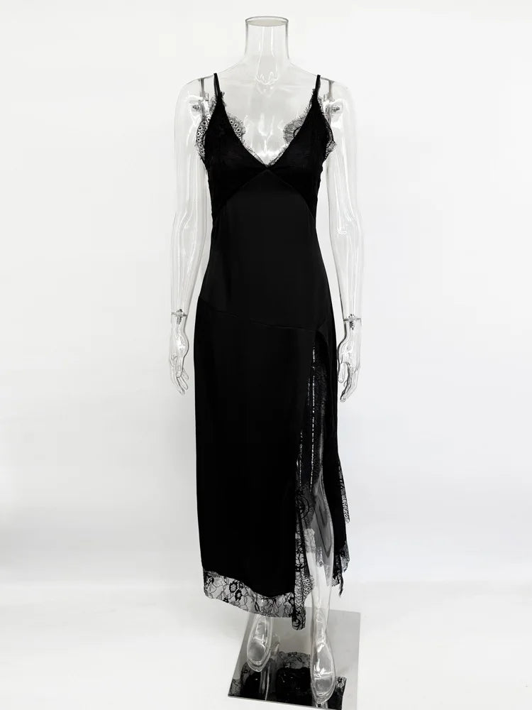 Noire Élégance Dress – Summer Intensity and Sophistication