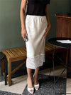 Élise Ivory Skirt – Soft Summer Elegance
