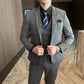 Kingsley Blue Check Suit – Modern Summer Sophistication