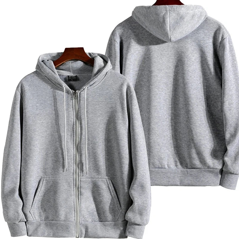 Essential Winter Hoodie – Casaco com Capuz e Zíper