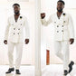 Windsor Double Ivory Suit – Distinctive Summer Elegance