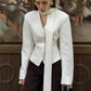 Aurora White Blazer – Contemporary Summer Elegance