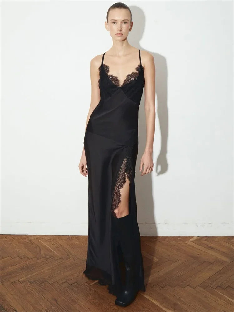 Noire Élégance Dress – Summer Intensity and Sophistication