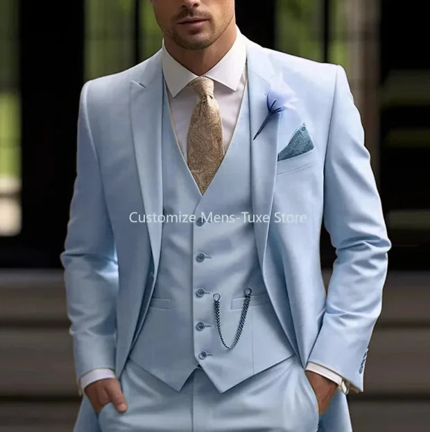 Kensington Ivory Suit – Refined Summer Elegance